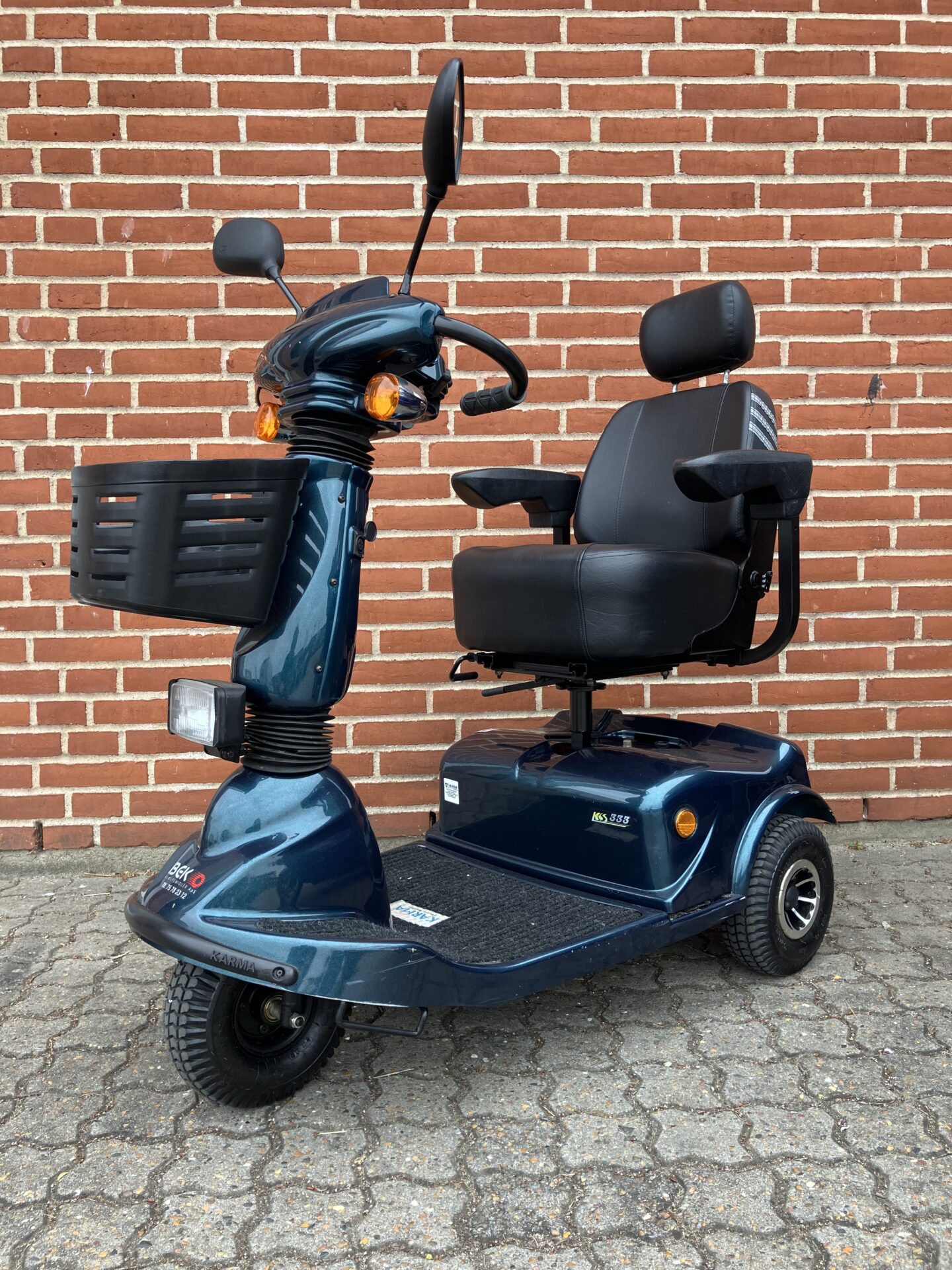 BRUGT Grøn Karma 333 3-Hjulet 8 km/t - 6 MDR. GARANTI (900222)