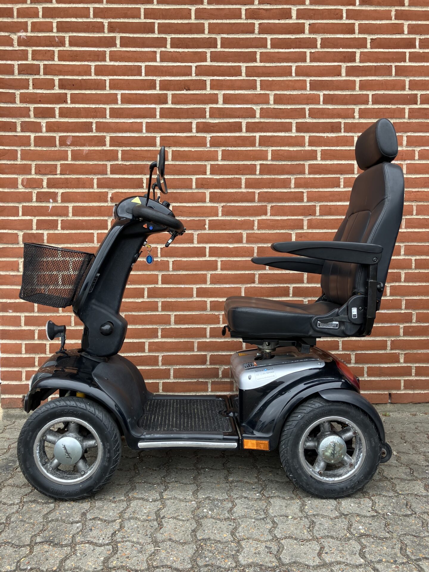 BRUGT Sort Shoprider Pro-City Deluxe 15 km/t - 6 MDR. GARANTI (0900168) - Billede 3