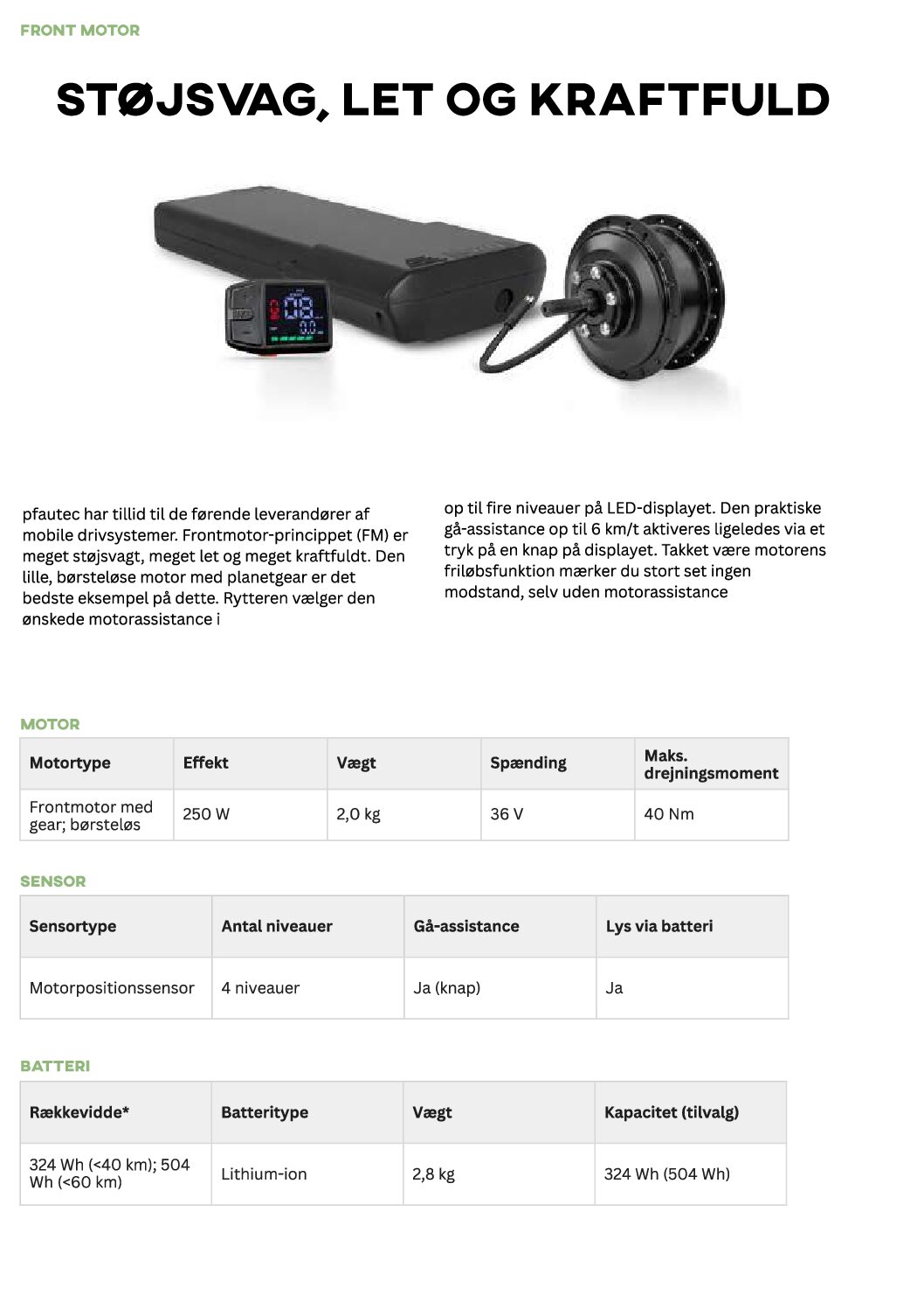 Pfautec El-cykel Fena FM 26"/26" - Billede 9
