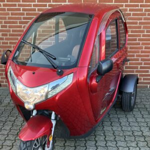 BRUGT Rød E-force Kabinescooter 30 km/t m. Håndbremser, fra  (0900172)