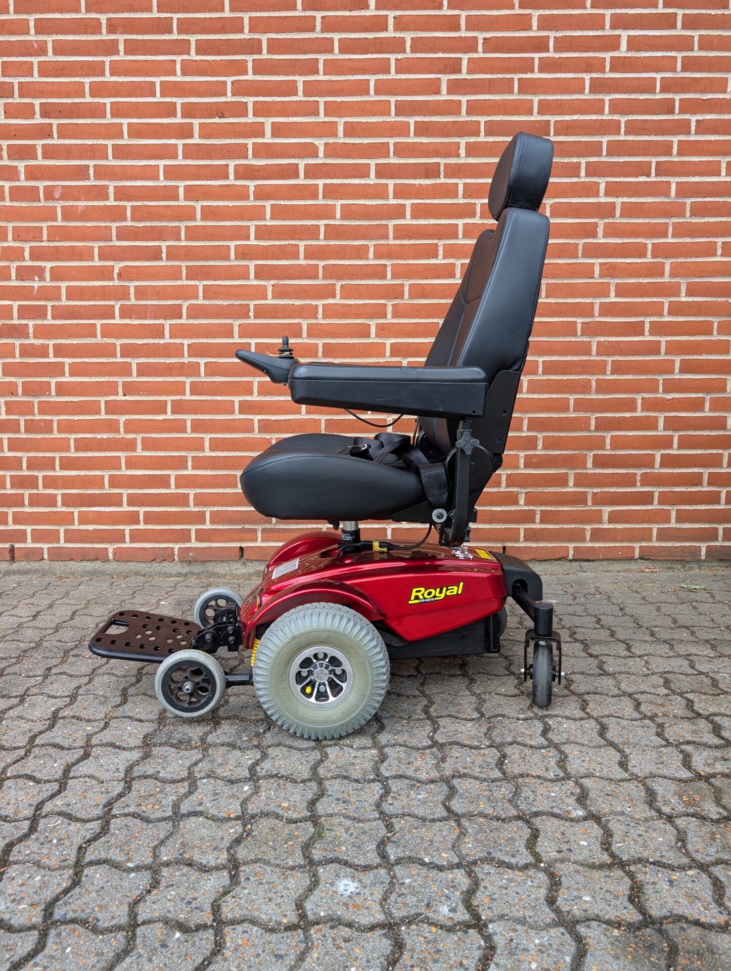 BRUGT Rød Lindebjerg ES-400 Elkørestol - 6 km/t - 6 MDR. GARANTI (0900136) - Billede 2