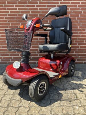 BRUGT El-scooter Varsø V-300 rød - 10 km/t (Brugt nr. 0900221)